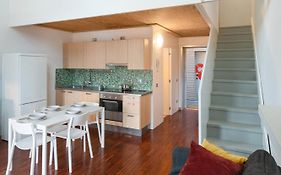 White And Brown Exclusive Loft With Terrace - Free Parking - M2 Station