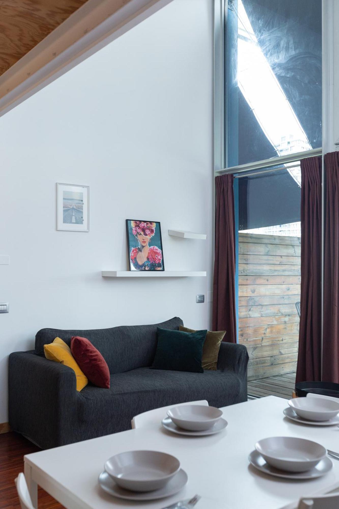 Appartamento White And Brown Exclusive Loft With Terrace - Free Parking - M2 Station Milano Esterno foto