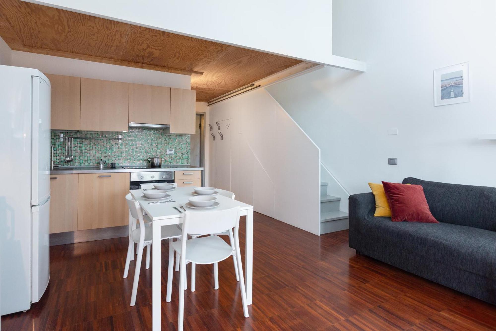 Appartamento White And Brown Exclusive Loft With Terrace - Free Parking - M2 Station Milano Esterno foto